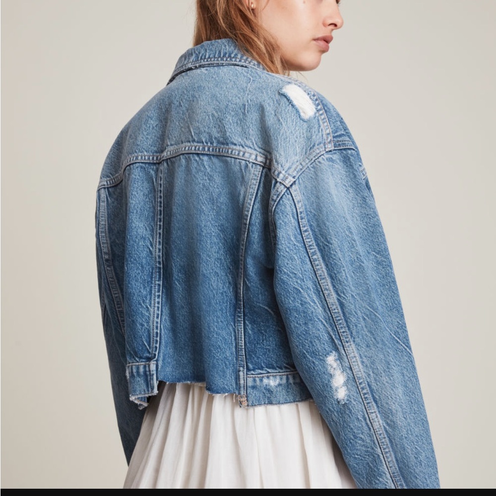 Allsaints Beth Patch Denim Jacket